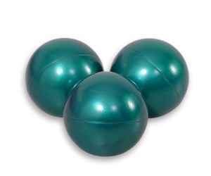 Plastikowe piłki do suchego basenu 50szt. - zielony perłowy